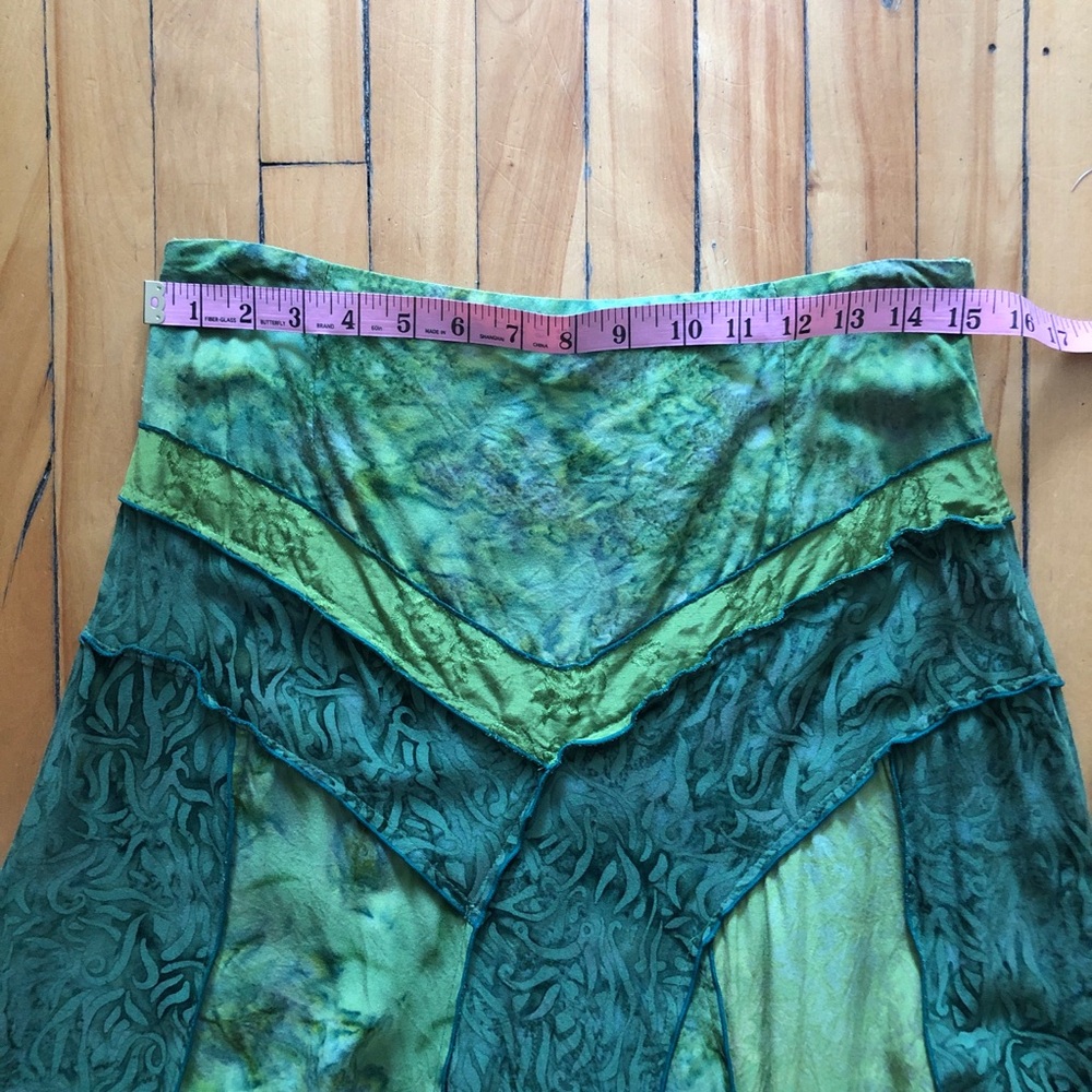 Y2K Vintage Equinoxe Pixie Point Fairycore Hippy Patchwork Bohemian Skirt - Picture 7 of 9